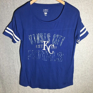Womens MLB Shirt Kansas City Royals Baseball Game Summer Spring Sports Athletic